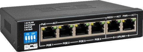 Switch PoE BCS BASIC BCS-B-SP04G02G Switch PoE BCS BASIC BCS-B-SP04G02G