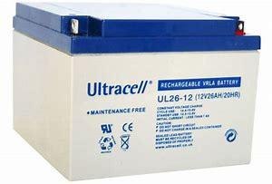 Akumulator AGM ULTRACELL UL 12V 26Ah Akumulator AGM ULTRACELL UL 12V 26Ah